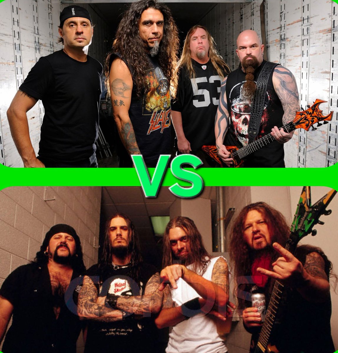 punt_rd's tweet photo. Slayer or Pantera!? https://t.co/XKHmL7Z9pG