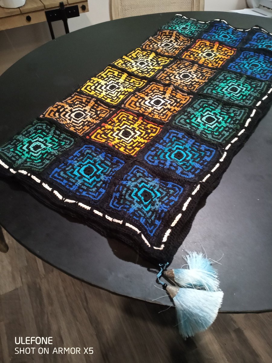 LittleCatYarn's tweet image. tablecloth made on a model of well-known crochet design, worked with crochet overlock technique...#crochet #overlock #crocheting