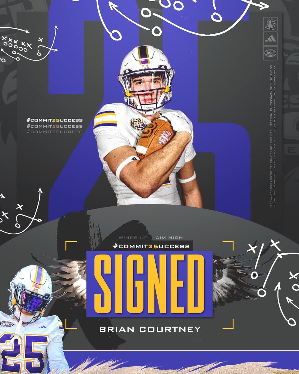 WELCOME TO THE GOLDEN EAGLE FAMILY <a href="/Brian_Courtney4/">Brian Courtney</a> 🦅💥

#COMMIT25UCCESS

#AimHigh | #WingsUp