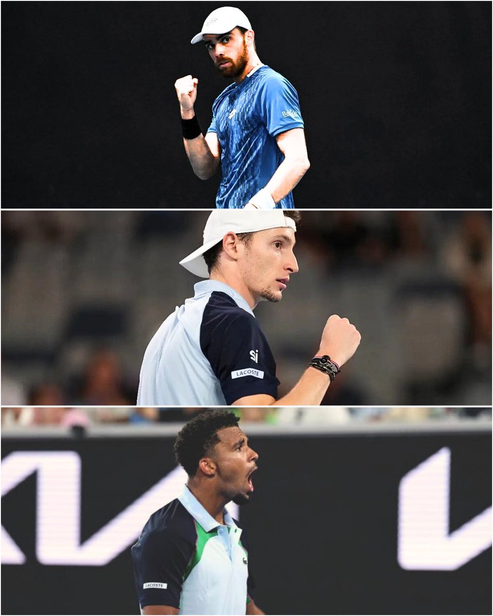 👉En route pour le prochain tour de l'#openaustralie , pour Benjamin Bonzi, Arthur Fils et le vainqueur de l'Open de Caen 2024 Ugo Humbert ! 🇫🇷 

Pour ce prochain tour , un duel tricolore entre Ugo Humbert et Arthur Fils.