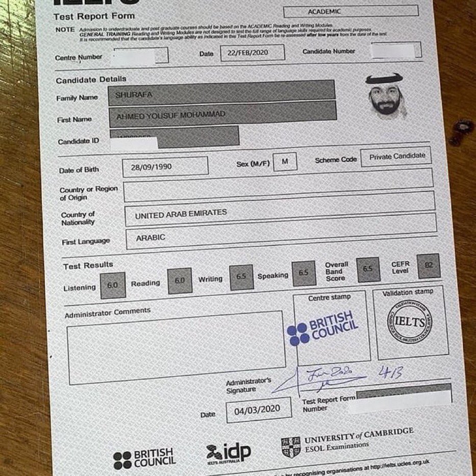 لمن تقف الشهادة عقبة أمامه للتعليم أو الحصول على وظيفة مرموقة

نوفر عليكم وقت الدراسة و عناء الاختبارات 
و نقدم لكم شهادة #ايلتس معتمدة موثقة رسمياً من البرتش كانسل بالدرجة التي تناسب مستواك

فقط ٧٢ ساعة و تصلك شهادتك.
#السعودية 
#الضمان_الاجتماعي_المطور 
#التدريب_التقني