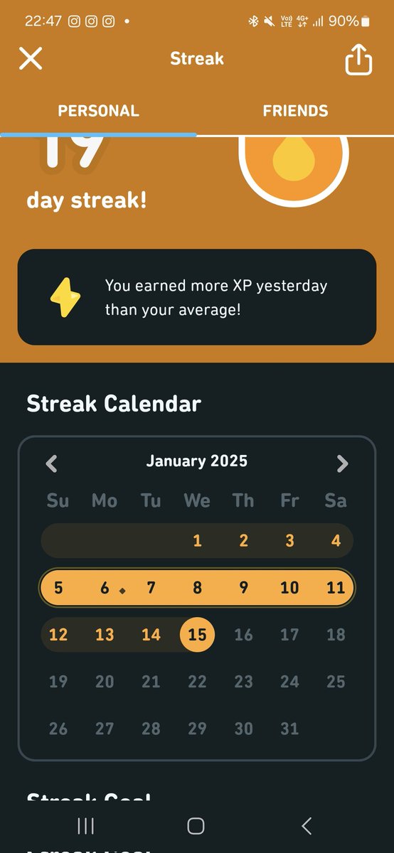 It's easy to start something; keeping consistent is another matter.

That 278 day streak isn't going to regain itself.