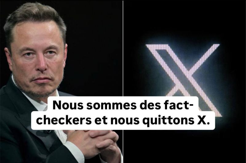 1/ Nous sommes des vérificateurs de faits et, comme un ensemble d’acteurs, de chercheurs et d’organisations, nous quitterons X le 20 janvier. 🧵
#HelloQuitteX