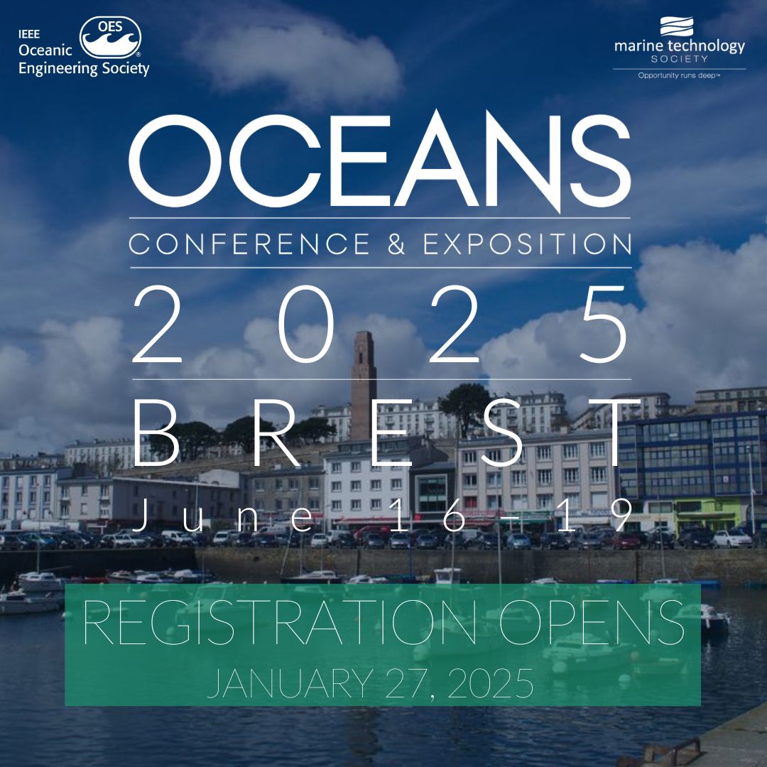 🌊 Exciting news! 🌊
Registration for OCEANS 2025 Brest opens January 27, 2025! Join us in beautiful Brest, France, from June 16-19, 2025, for a global gathering of oceanic experts, innovators, and professionals.
brest25.oceansconference.org/register-now/