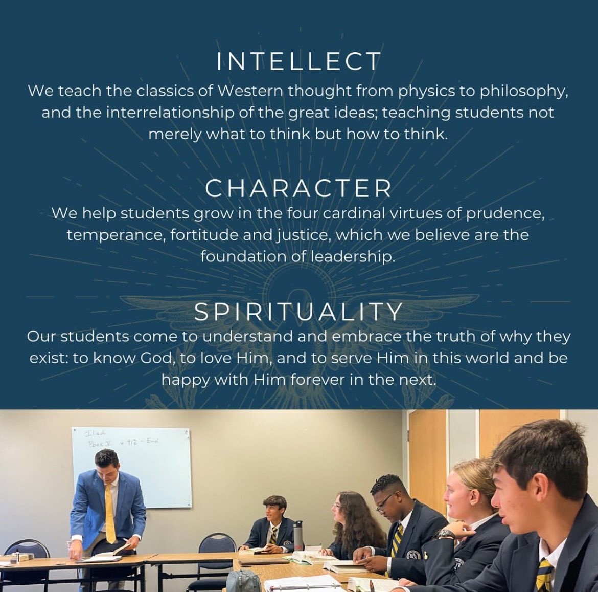 Chesterton Academy Tokyo shares its curriculum and ethos with the other schools in the Network. Like the Chesterton Academy of Atlanta, we will nurture the intellect, character and spirituality of our students to equip them for a joyful, successful and meaningful life afterwards.