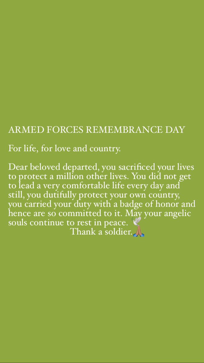 11thforte's tweet image. #ArmedForcesRemebrance2025 🕊 
#ThankASoldier 🖤