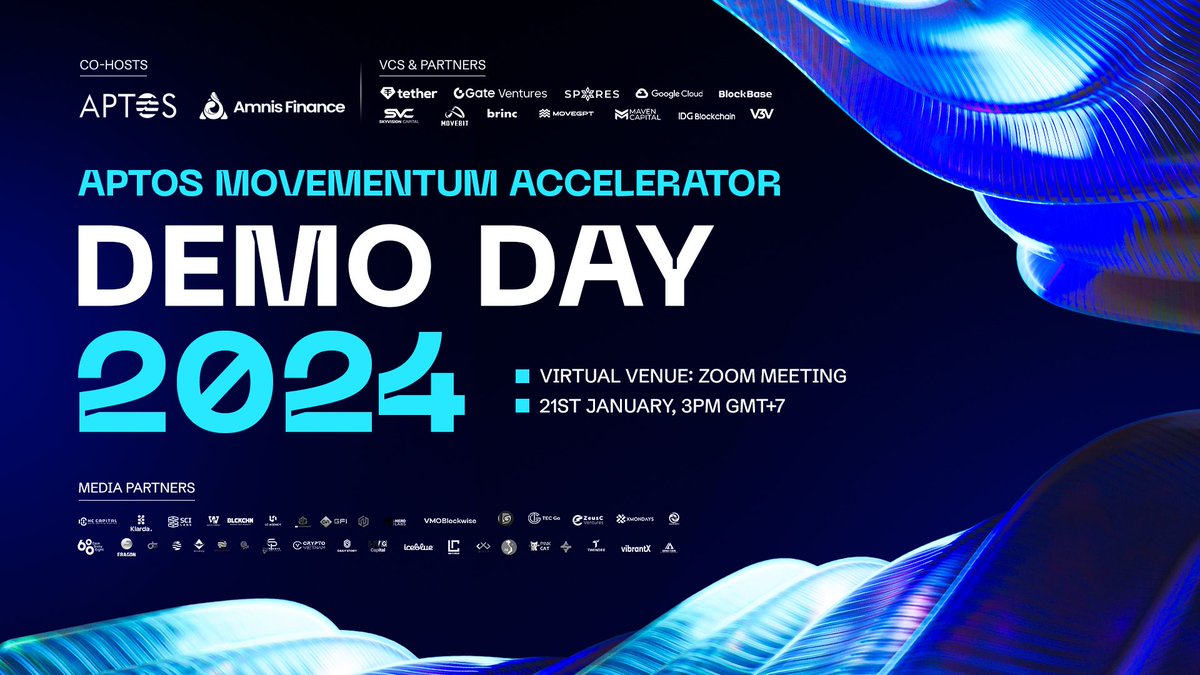 SnyperApp's tweet photo. Join Snyper for the @AptosMovementum Demo Day, co-hosted by @Aptos & @AmnisFinance 🚀 

Discover how Snyper is shaping the future of social e-commerce alongside 5 other top projects 🛍️🛒

📍Secure your spot now: https://t.co/H52T0QDLIj
📅 Date: Jan 21st, 2025
⏰ Time: 3 PM GMT+7

See you there 💜

#Snyper #DemoDay #AptosMovementum #Web3