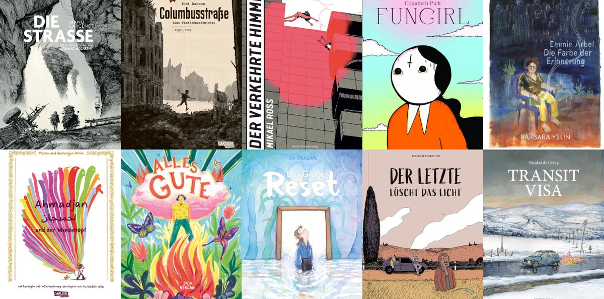 ALFONZ Comicreporter (@alfonz2012) on Twitter photo Inzwischen auch online: unsere Comics des Jahres 2024 und weitere Favoriten:
tinyurl.com/m82c5brw
Unter vielen anderen mit dabei: #columbusstrasse #derverkehrtehimmel <a href="/fffungirl/">Elizabeth Pich</a> #emmiearbel #ahmadjanundderwiedehopf #allesgute #dergrossereset #derletzteloeschtdaslicht Inzwischen auch online: unsere Comics des Jahres 2024 und weitere Favoriten:
tinyurl.com/m82c5brw
Unter vielen anderen mit dabei: #columbusstrasse #derverkehrtehimmel <a href="/fffungirl/">Elizabeth Pich</a> #emmiearbel #ahmadjanundderwiedehopf #allesgute #dergrossereset #derletzteloeschtdaslicht