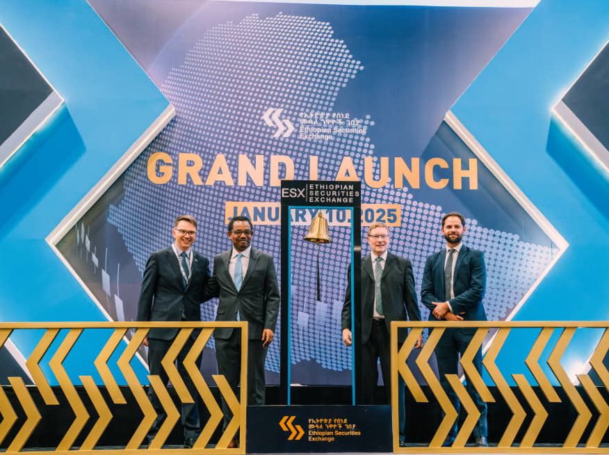 Paul Walters (@paulwaltersuk) on Twitter photo A tremendous start to the new year in 🇪🇹, welcoming the 🌍’s newest stock exchange ➡️ <a href="/ESXEthiopia/">Ethiopian Securities Exchange (ESX)</a>.
<a href="/UKinEthiopia/">UK in Ethiopia 🇬🇧</a> continues to support these critical economic reforms.
📈getting capital to entrepreneurs
✅improving standards A tremendous start to the new year in 🇪🇹, welcoming the 🌍’s newest stock exchange ➡️ <a href="/ESXEthiopia/">Ethiopian Securities Exchange (ESX)</a>.
<a href="/UKinEthiopia/">UK in Ethiopia 🇬🇧</a> continues to support these critical economic reforms.
📈getting capital to entrepreneurs
✅improving standards