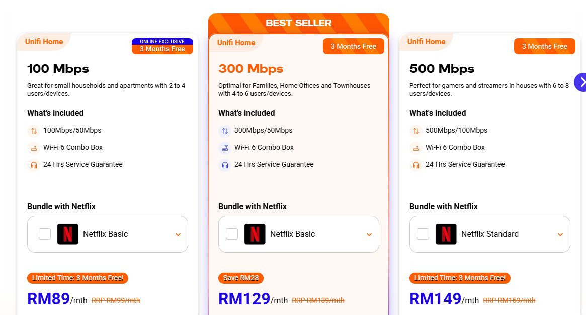 NikShariff92's tweet photo. Unifi sekarang macam makin murah kannn?? Siap pakej Netflix…

Now ada online promo 3 months free pulak tuu 🫨

Nak tunggu habis contract current provider nak tukar unifi plk

More info : https://t.co/noGNKWmXit https://t.co/8SYBPG9fN0