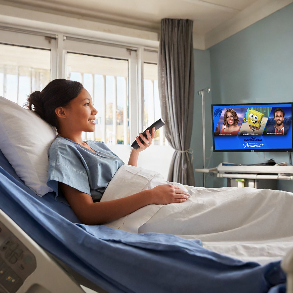 PDiTV's tweet photo. In healthcare, TVs are more than just screens—they're a key aspect of the patient experience. We've heard it directly from patients: during moments of downtime and emotional strain, TVs become a vital source of entertainment, distraction, and normalcy. 
https://t.co/mwRK6ZS0nk https://t.co/piDPPxTE2E
