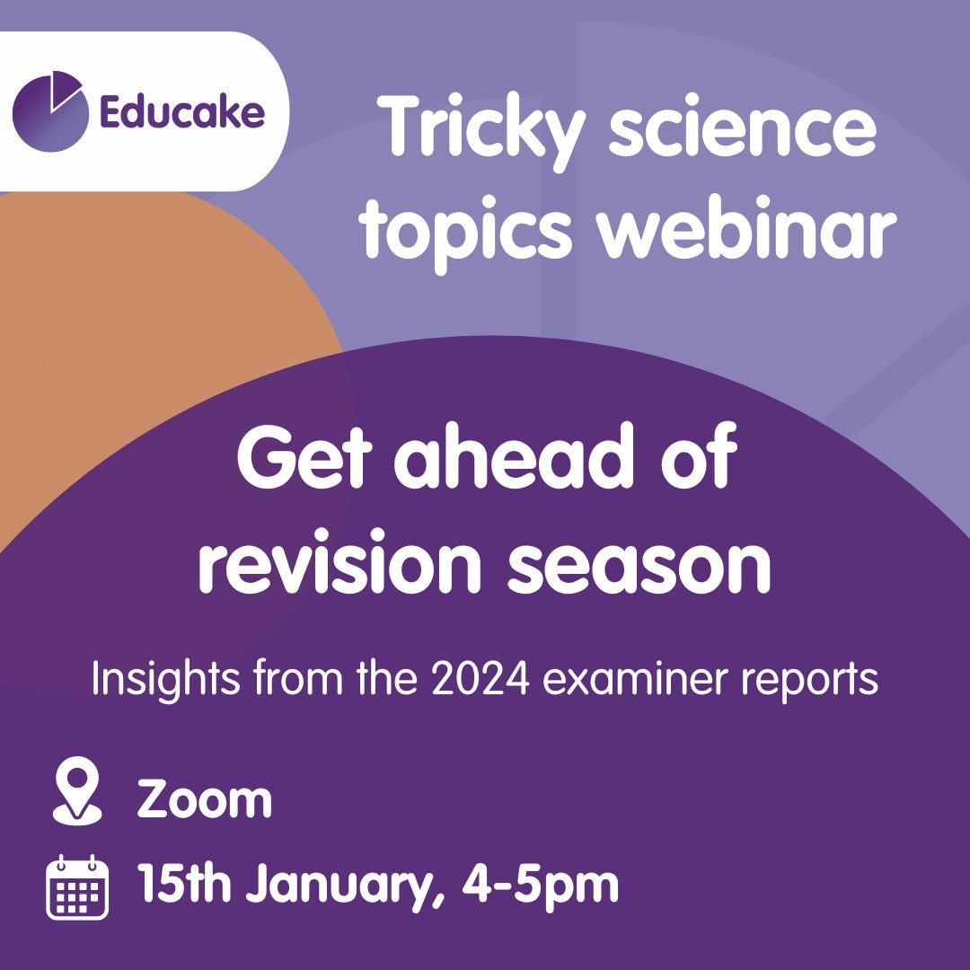 ThePiXLNetwork's tweet image. #PiXLPartner @educake are hosting a tricky topics webinar this evening from 4-5pm!

It will cover science topics students struggled with, and provide insight on how to help students tackle them 💫🧪

Register here:
👉bit.ly/4akWHvX

#Secondary