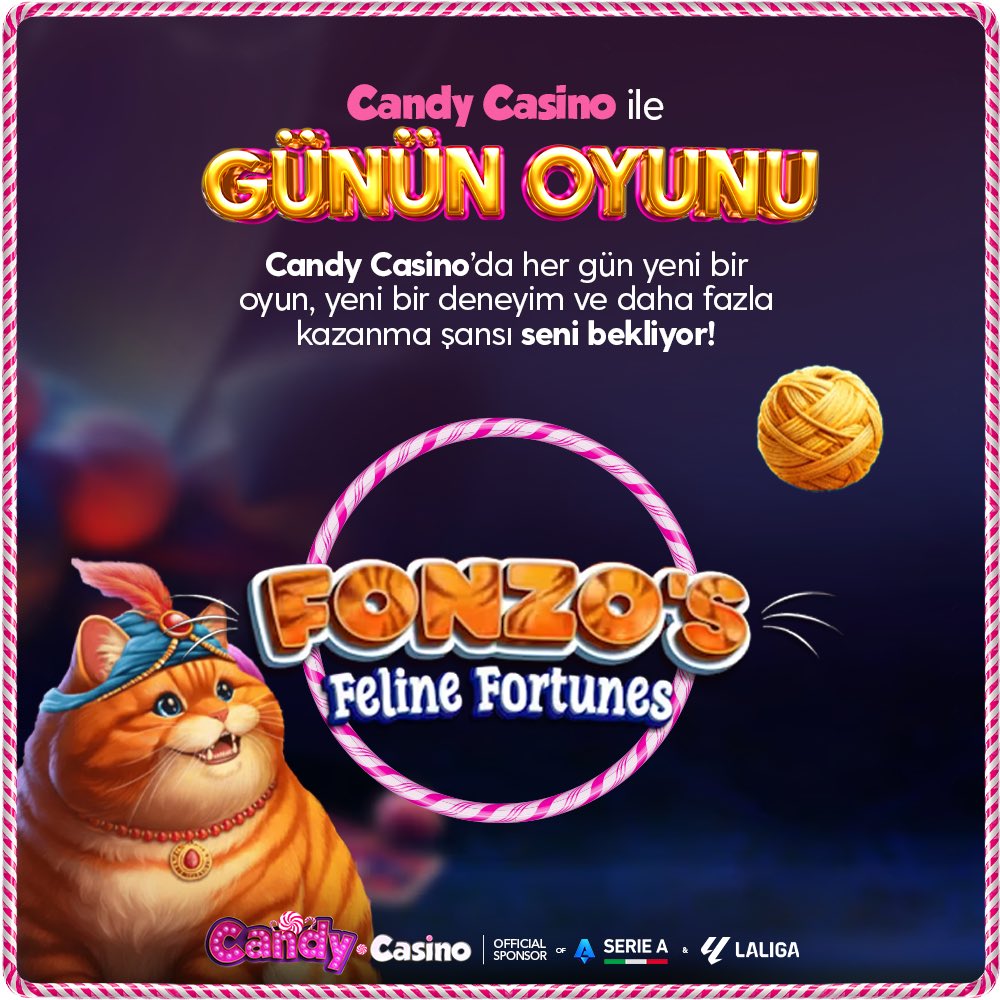 🎄CANDY CASİNO İLE GÜNÜN OYUNU KAZANDIRIYOR❕

Kazandırmaktan Asla Vazgeçmeyen CandyCasino’da Günün Oyunu İle Sende Kazan. 🍀

🔔En Kazançlı Oyunlarda CandyCasino Güvencesi İle Bahis al.

🔗Avantajlı Bonuslardan Yararlanarak Mega Kazançlar Sağla.‼️