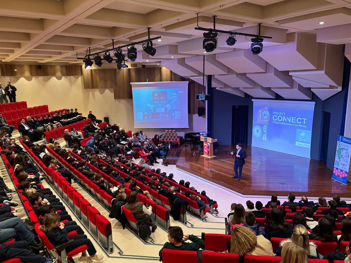 I enjoyed meeting young students from across Greece to discuss the exciting “Adopt a Ship” program. It's important that students have the chance to learn about Greece’s vibrant maritime sector from people who can share their real-life experiences doing this important work.