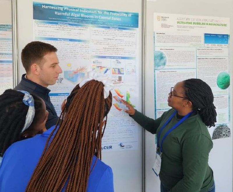Saeonews's tweet photo. Aphiwe Mtetandaba scientist based @ Egagasini focuses on developing predictive models for Harmful Algal Blooms in Coastal Zones which have an impact on the aquaculture industry. Check it out here: https://t.co/XG5oCEAoAa 
@NRF_News @dstigovza @SANCORcommunity https://t.co/Xe3iXe7I83