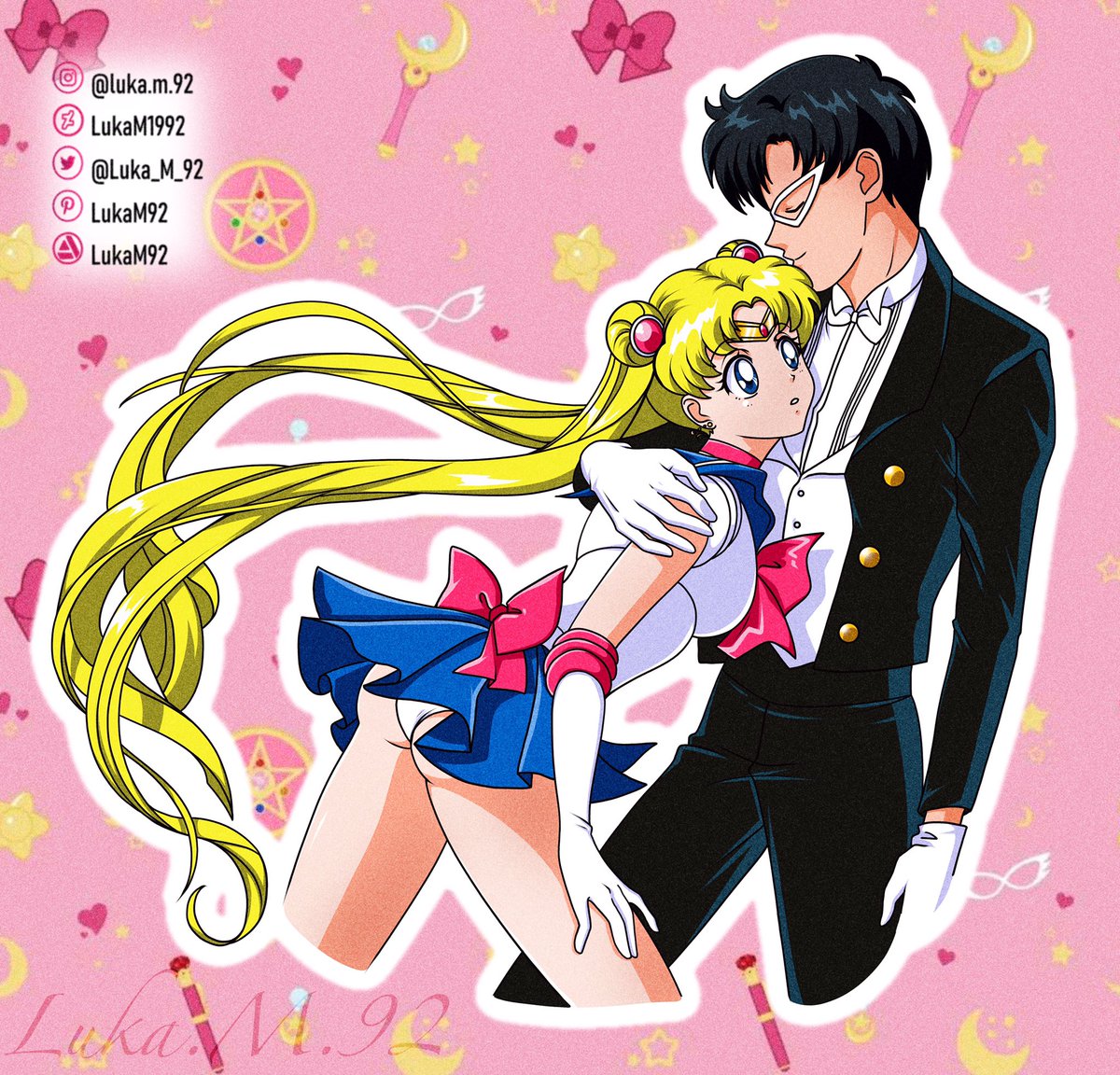 Sailor Moon and Tuxeso Mask 🤭

#SailorMoon #fanart #tuxedomask #AnimeJapan2025 #naokotakeuchi #shojo #commissionopen #2danimation #ilustracion #usagitsukino #lukam92 #darien #sailormars #sailormoonredraw #SailorMercury #sailorsaturn #SailorMoonCosmos #SailorJupiter