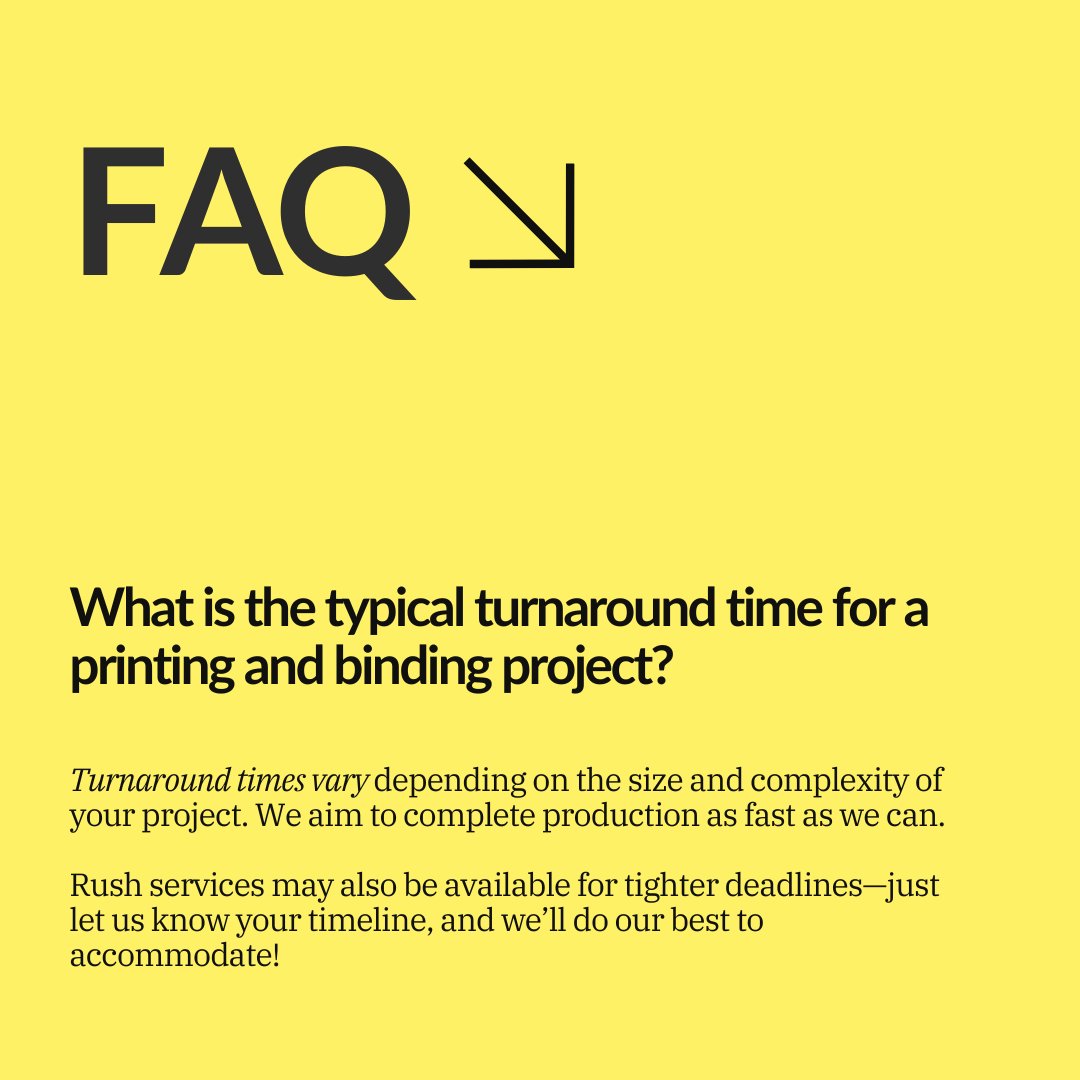 americanprint's tweet image. Wondering how long it takes to complete your printing and binding project? 🕒 

We work efficiently to deliver top-notch quality on time, every time! Let’s discuss your timeline and make it happen. 

#PrintFAQ #PrintingSolutions