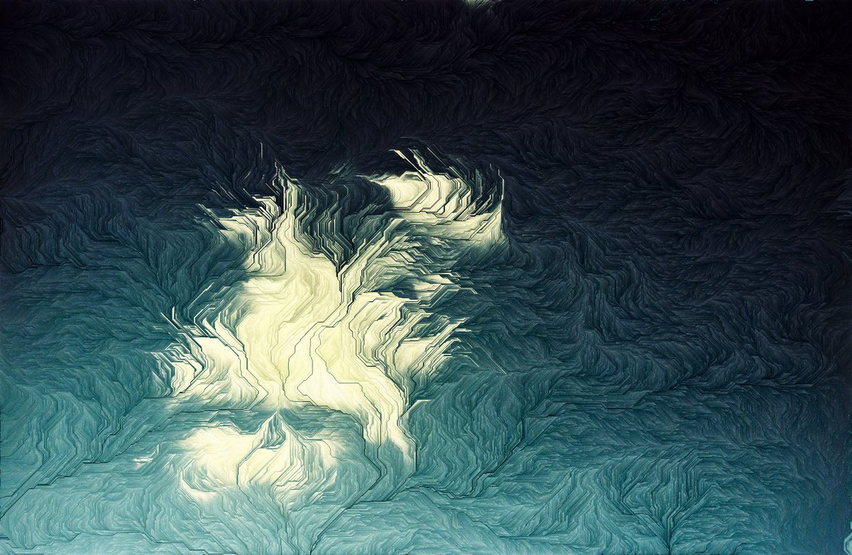 pixelform's tweet photo. Adrift
1. Equilibrium 03 - Clouds over the Outer Banks, NC
2. Equilibrium 05 - Stormy Sunset over the Outer Banks, NC
3. Equilibrium 01 - Blistered Paint in NYC Subway
https://t.co/lzQEYhjyMC
#p5js #generativeart #generative #algorithmicart #pixelsorting #phillipstearns https://t.co/CFLOiNAIGz