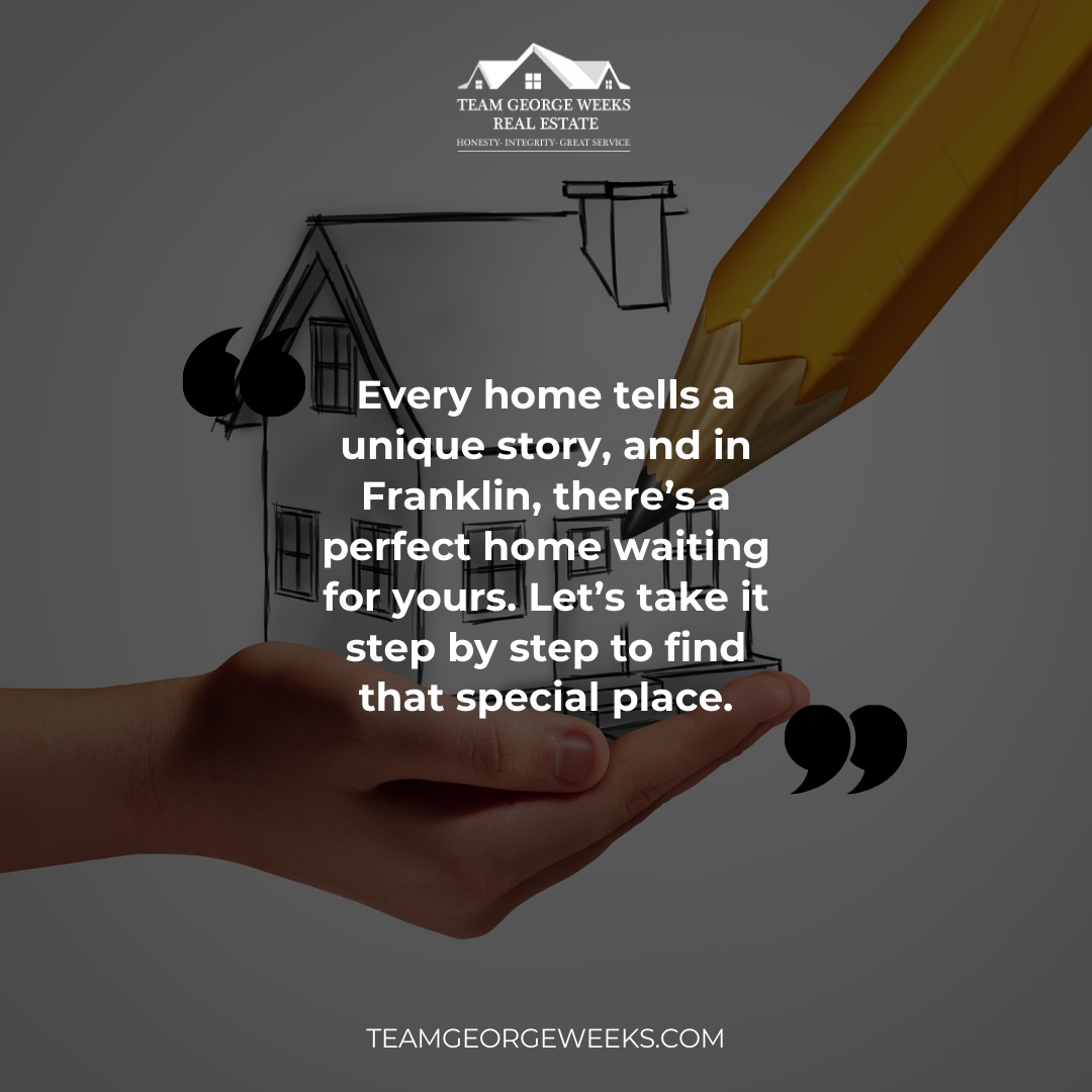 Team George Weeks Real Estate 
401 W. Main St Murfreesboro, 
TN 37130 
☎️ 615.948.4098

#Quote #Realestatequote #TeamGeorgeWeeks #realestateTN #Tennessee #Nashville #listings #realtor #TGW #realestate