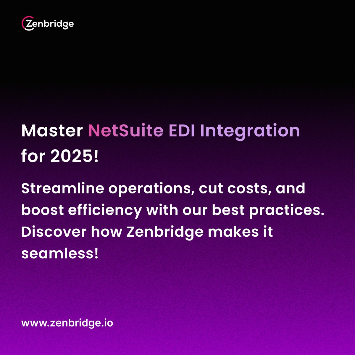 Zenbridgeio's tweet image. Take your business operations to the next level with seamless EDI integration.
Discover how Zenbridge delivers speed, accuracy, and unmatched support. 🚀
Ready to transform?
Read More- zenbridge.io/insights/maste…
#ediasapi #ediintegration #b2bintegration #supplychaintech