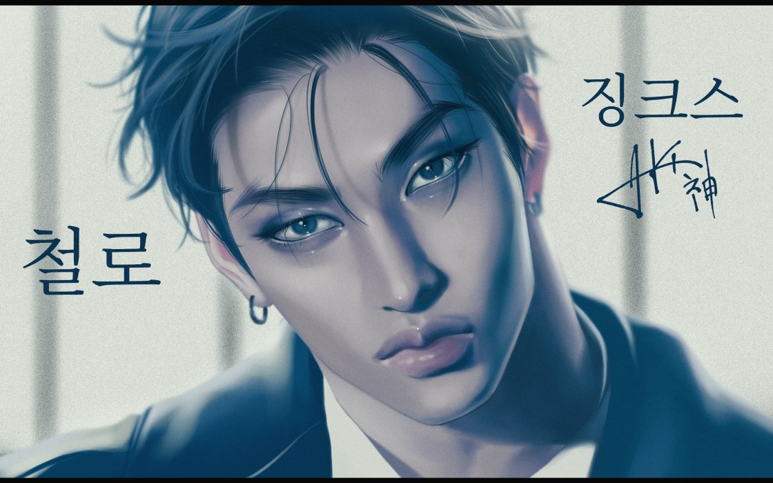 Jaekyung x "Railway" in my style 🫰🥰
You're welcome 👀😂
#Jinxmanhwa  #징크스 #JooJaekyung 
References
Character <a href="/_MinGwa/">밍과😎🥊징크스 3,13,23</a> 
Scene <a href="/Stray_Kids/">Stray Kids</a>