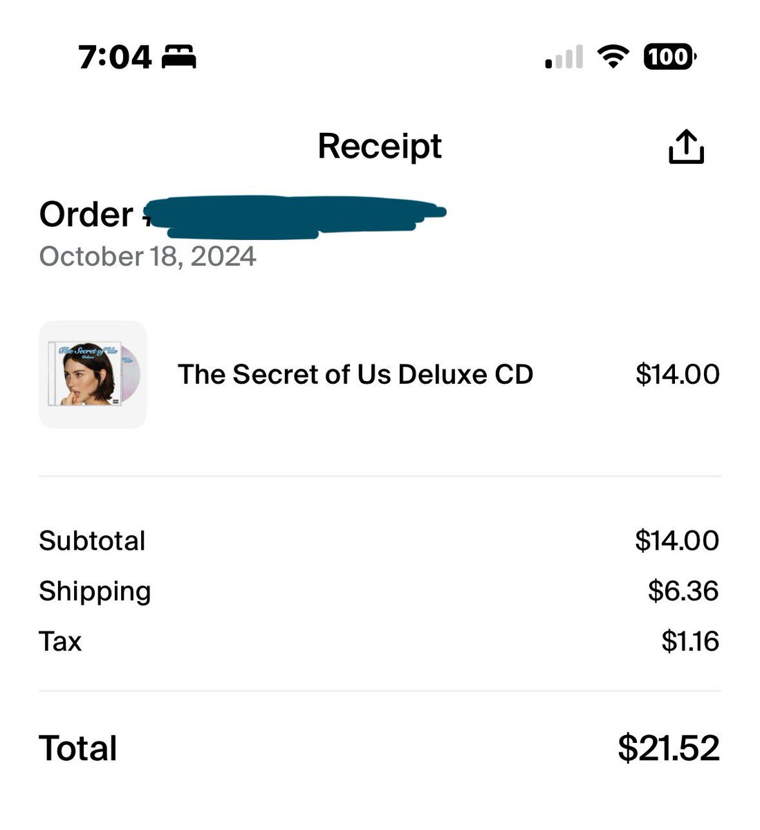 selling once it arrives. who’s interested?