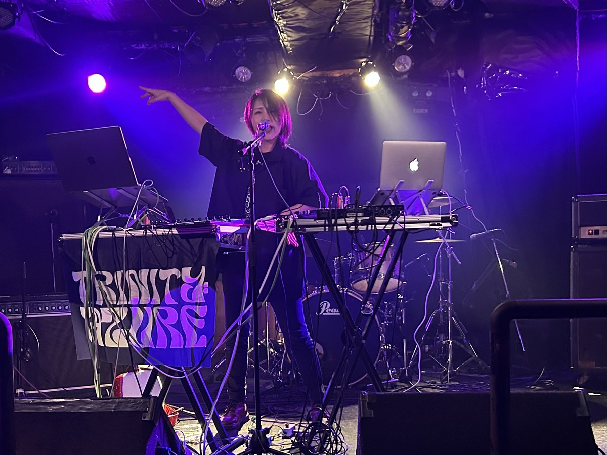 7pines_FeeFee's tweet image. まめさんち開店をお祝いするイベント、TRINITY:AZURE 以外は初めましての演者さんばかりだけど、楽しくて長丁場があっという間だった😁