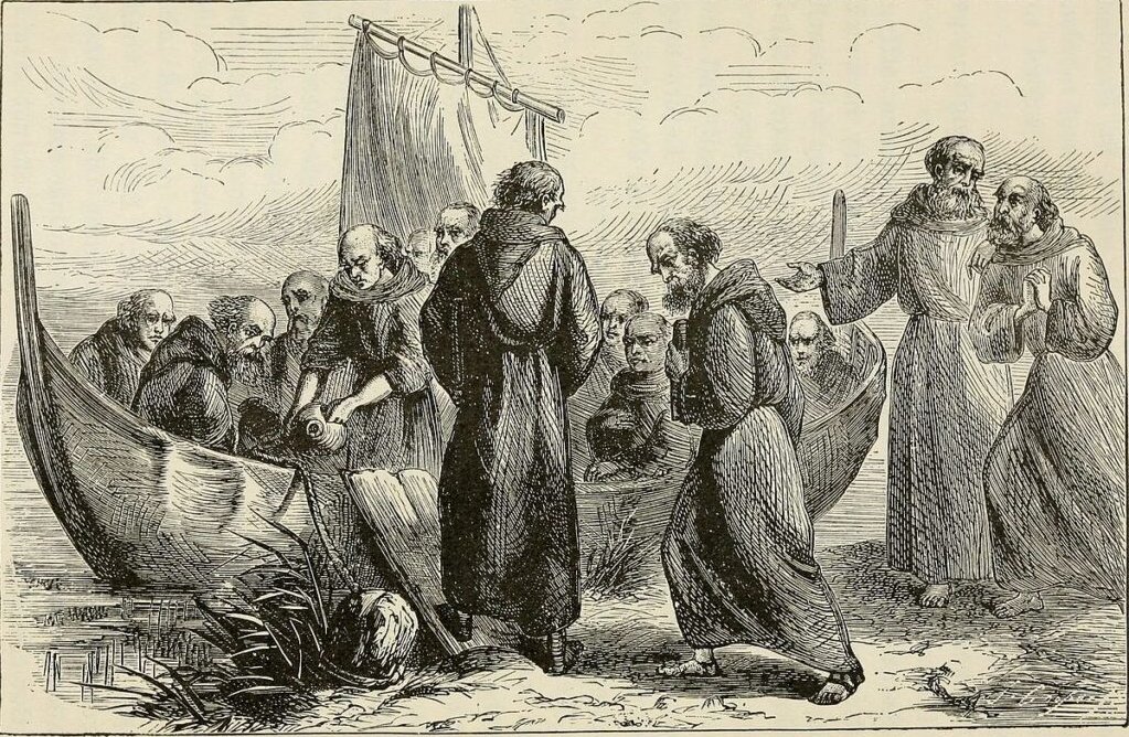 Irish monks reached America before Columbus.

No one believed it at first, then a historian proved it possible.

Here's how the monks did it🧵