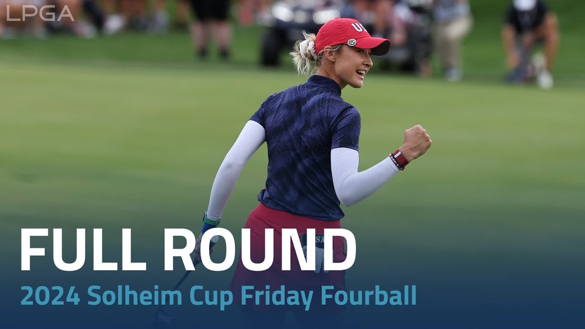 FoGOLF's tweet image. #FULL Round | 2024 #Solheim #Cup #Friday #Fourball
 
fogolf.com/872296/full-ro…
 
#Association #Golf #GolfClubs #GolfClubsVideos #GolfClubsVlog #GolfClubsWoods #GolfClubsWoodsVideos #GolfClubsWoodsVlog #GolfClubsWoodsYouTube #GolfClubsYouTube #GolfEquipment #GolfEquipmentVideos