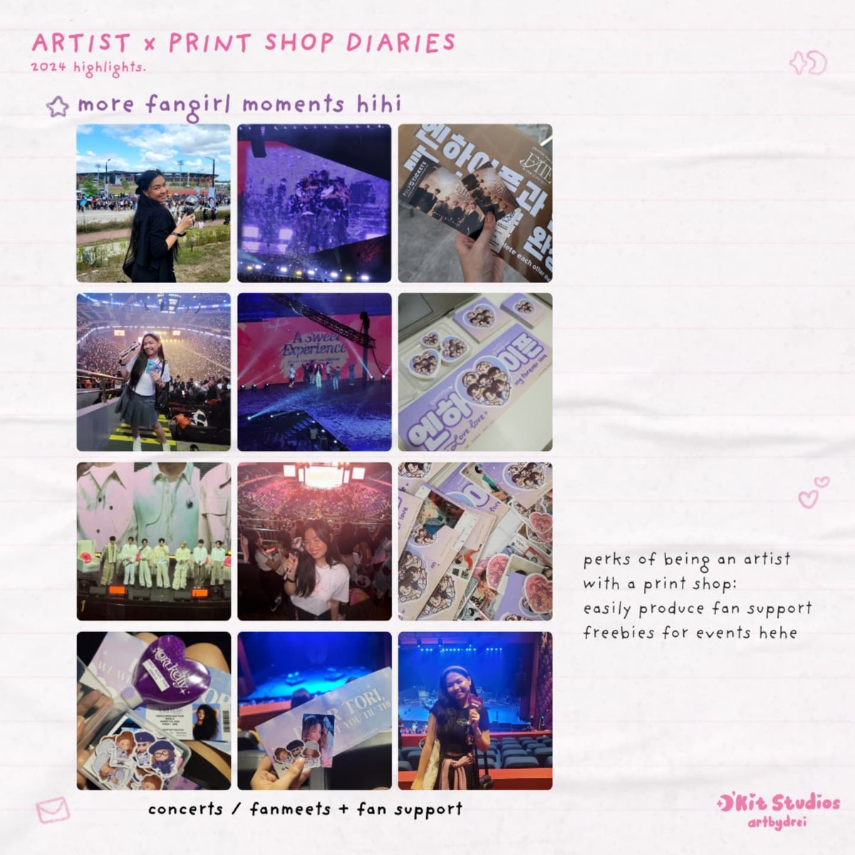 artbydrei's tweet photo. fanart vs fanartist 💜
I can’t believe that my year-end collage would include enhypen seeing my art wth 😭😭😭🫶🏼 thank u, 2024 !!

#artvsartist  #artbydrei #artvsartist2024 https://t.co/P45AI1NSxZ