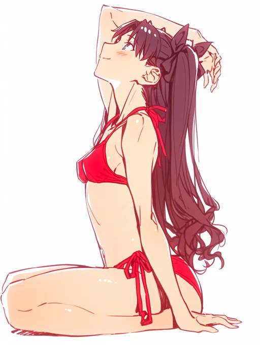 水着遠坂凛(Tohsaka Rin)         #FGO #遠坂凛 