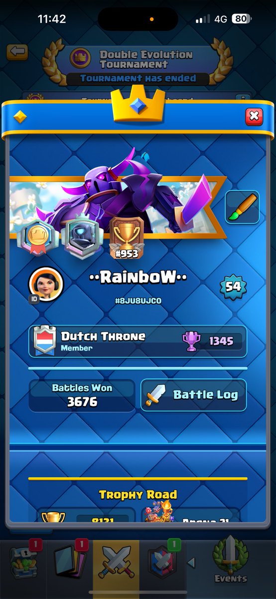 I thought I didn't have a badge but suddenly I did