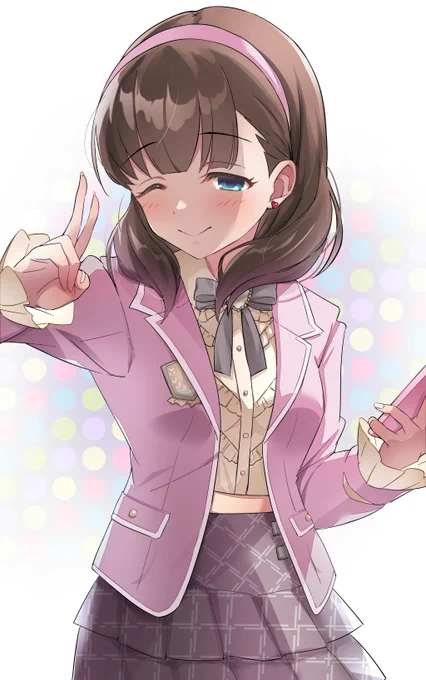 今年初まゆ描きラブミースクールガール 
