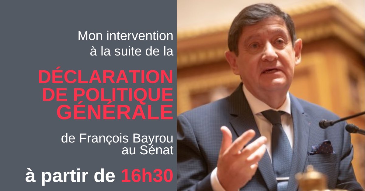 Patrick Kanner (@patrickkanner) on Twitter photo Au lendemain de sa #DPG à l’Assemblée nationale, le Premier ministre <a href="/bayrou/">François Bayrou</a> prononcera un discours du gouvernement à 15h au Sénat.
J’interviendrai à l’issue, au nom des <a href="/senateursPS/">Sénatrices et sénateurs socialistes 🇪🇺</a>, pour rappeler la position des socialistes.
A suivre en direct ici : videos.senat.fr/direct Au lendemain de sa #DPG à l’Assemblée nationale, le Premier ministre <a href="/bayrou/">François Bayrou</a> prononcera un discours du gouvernement à 15h au Sénat.
J’interviendrai à l’issue, au nom des <a href="/senateursPS/">Sénatrices et sénateurs socialistes 🇪🇺</a>, pour rappeler la position des socialistes.
A suivre en direct ici : videos.senat.fr/direct