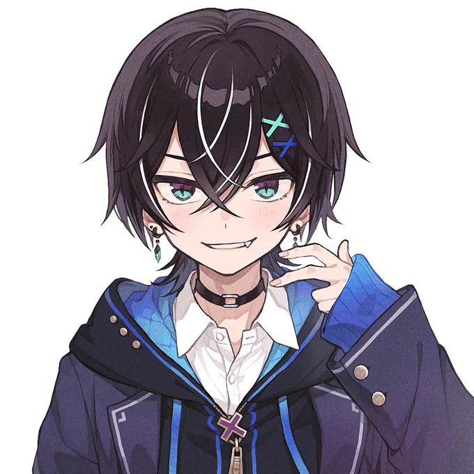 ■お仕事■runku様(#runku_IDV )のアイコン用にイラストを描かせて頂きました 