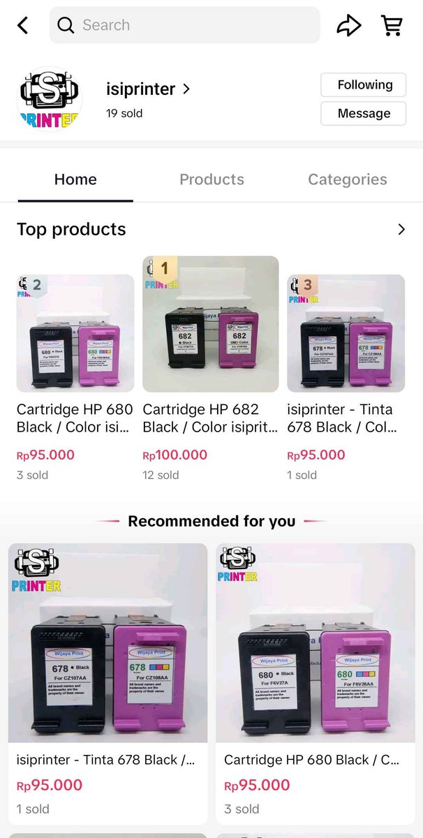 isiprinter's tweet photo. Tahun Baru, Toko baru, ada yang baru nih di TikTok Shop!
Search: isiprinter atau klik link dibawah ini untuk mengunjungi toko kami📷
https://t.co/VMm6VYCL7C
Kami menyediakan promo &amp; harga khusus untuk grand opening toko kami yang baru. https://t.co/WW2FCoBYGq