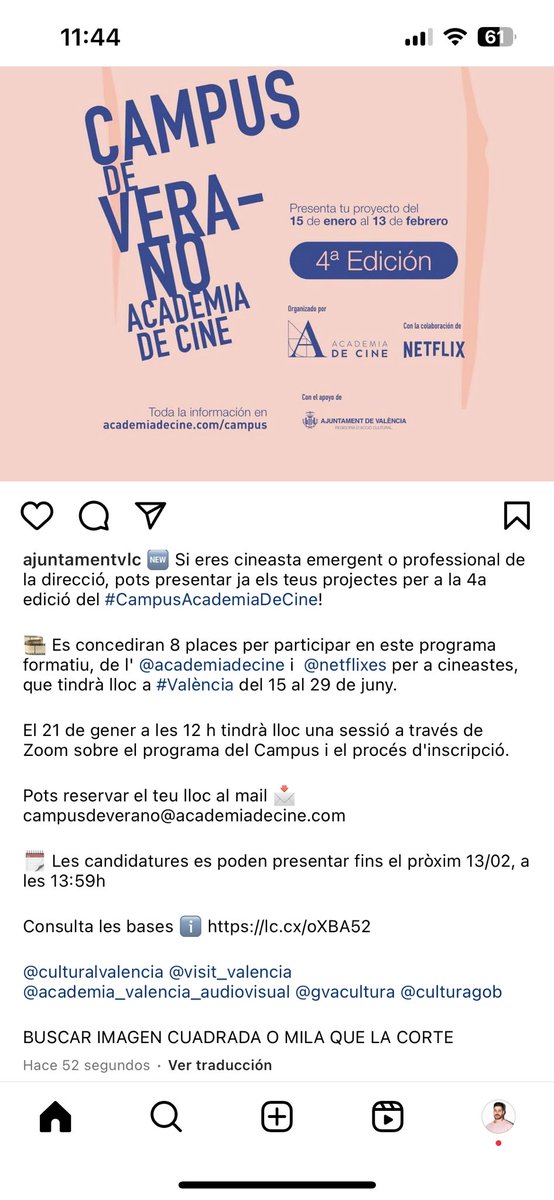 tazodemew's tweet photo. Lo que acaba de subir el ayto de Valencia a insta JAJAJAJAJAJAJA https://t.co/Z2e6MeI4v4