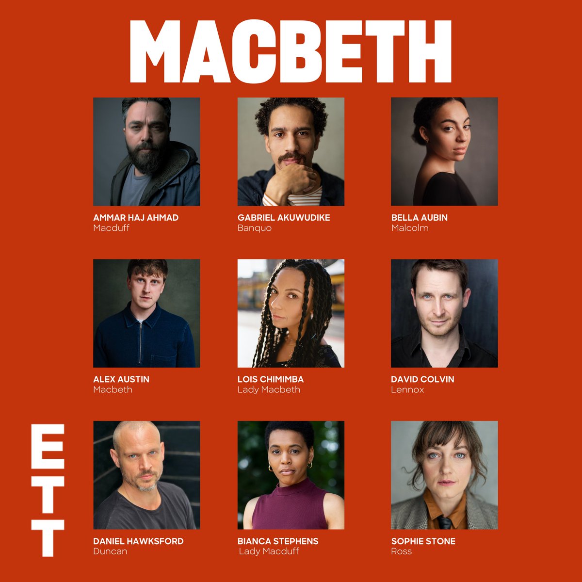 🔮 The wait is over –meet the cast of Macbeth! 🔮
Lyric Hammersmith Theatre presents an ETT production. Playing for a limited run at the Lyric from 28 Feb – 29 Mar. For full cast &amp; creatvives visit:  bit.ly/4akweid