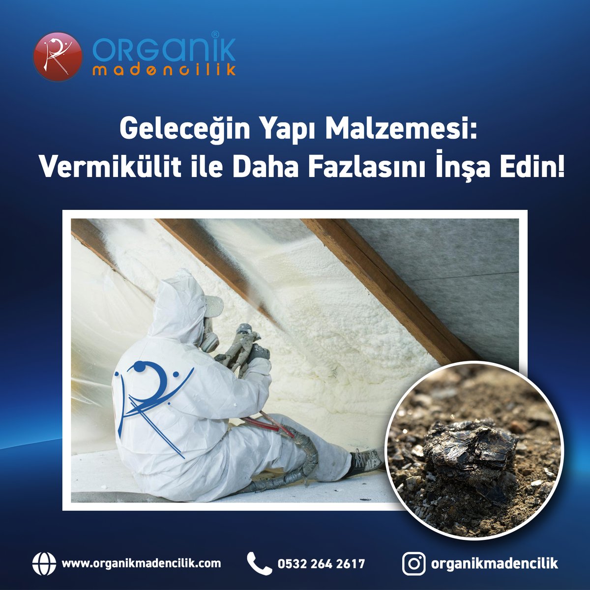 Vermikülit ile daha fazlasını inşa edin! 

#tarım #çiftçi #vermikülit #mining #maden #vermiculite