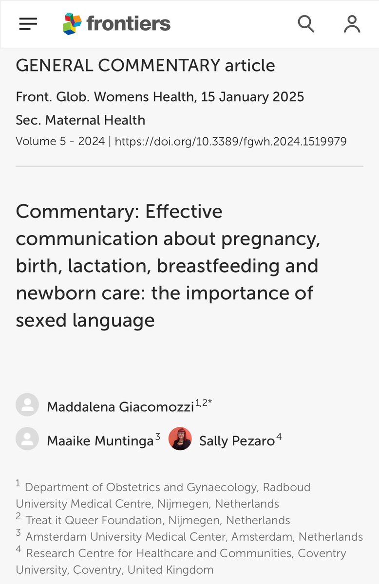 Dr Sally Pezaro PhD FRCM MSc SFHEA PgCAPHE RM tweet media