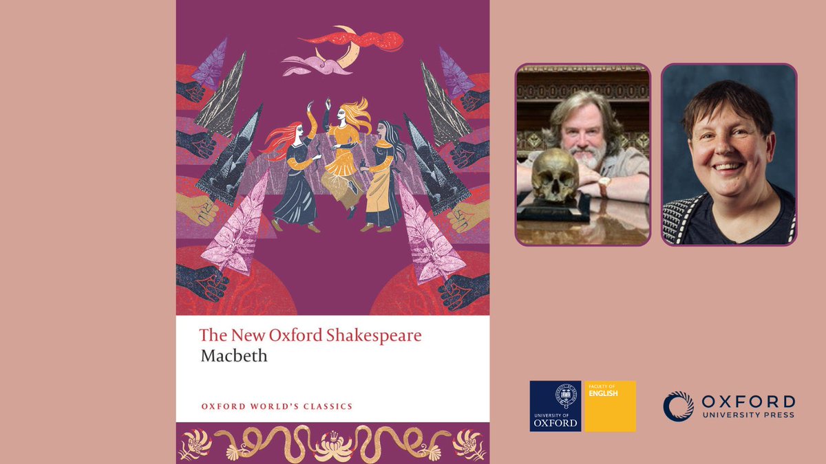 engfac's tweet image. We have a few tickets remaining for our next English Faculty / OWC #Shakespeare webinar on 3 Feb. 

This month, Emma Smith welcomes special guest Sir Gregory Doran to discuss #Macbeth.  

#teamenglish #CPD 

…eare-webinar-macbeth.eventbrite.co.uk
