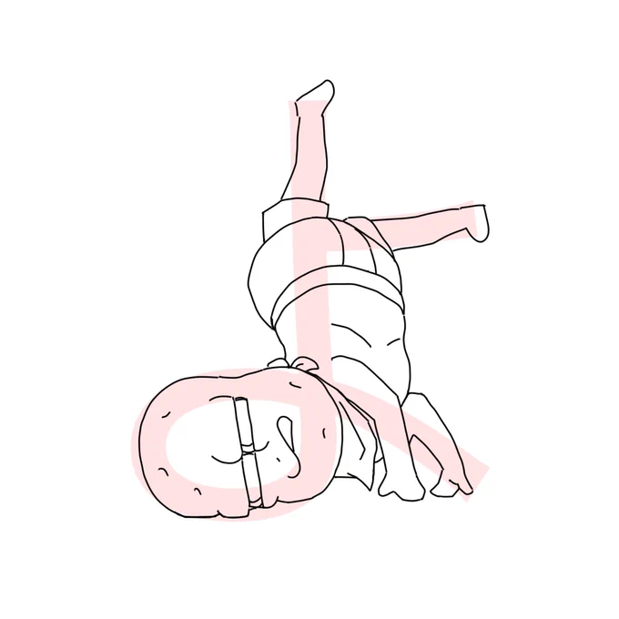 #50音ポーズチャレンジ  よ 