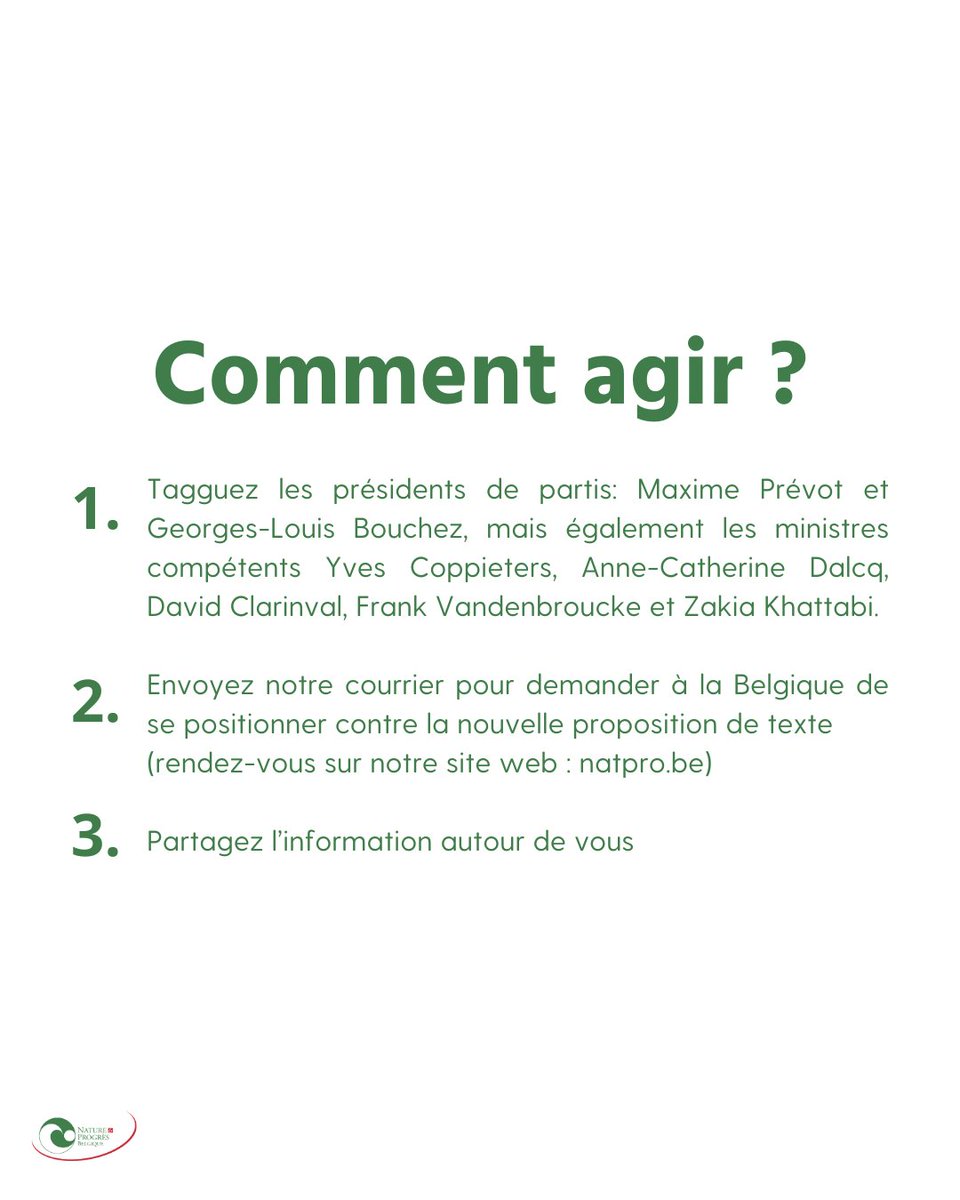 Nature & Progrès Belgique tweet media