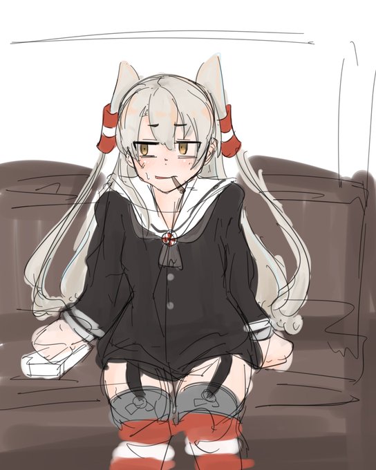 PCの過去絵漁ってたら喫煙所でばったり会う天津風見つけた
「「なんであんた(お前)がここにいるのよ(んだ)」」 