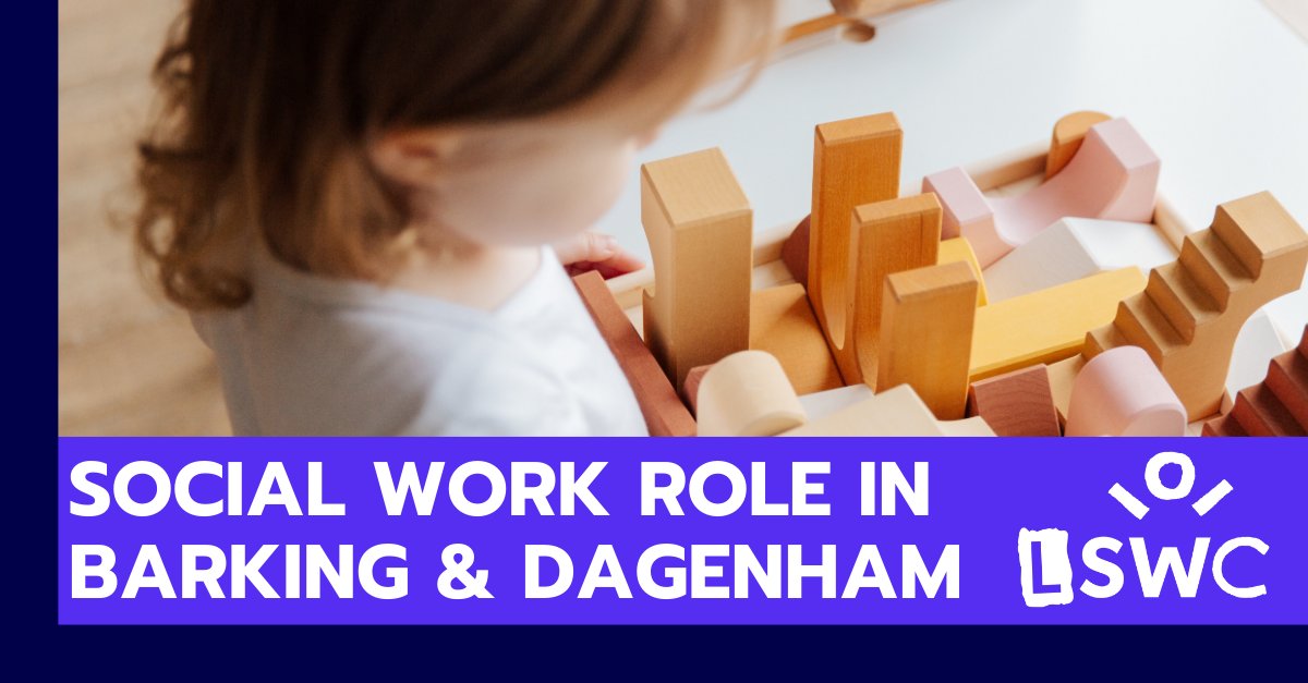 London Social Work for Children (@londonswc) on Twitter photo Join <a href="/lbbdcouncil/">Barking and Dagenham Council</a> as a Social Worker in their Children & Young People with Disability Service 🙌 Earn up to £47,532 (plus a £2.5k per year recruitment and retention allowance) in a borough that prides itself on developing social work talent 🤝 Apply by January 20th 👉 Join <a href="/lbbdcouncil/">Barking and Dagenham Council</a> as a Social Worker in their Children & Young People with Disability Service 🙌 Earn up to £47,532 (plus a £2.5k per year recruitment and retention allowance) in a borough that prides itself on developing social work talent 🤝 Apply by January 20th 👉