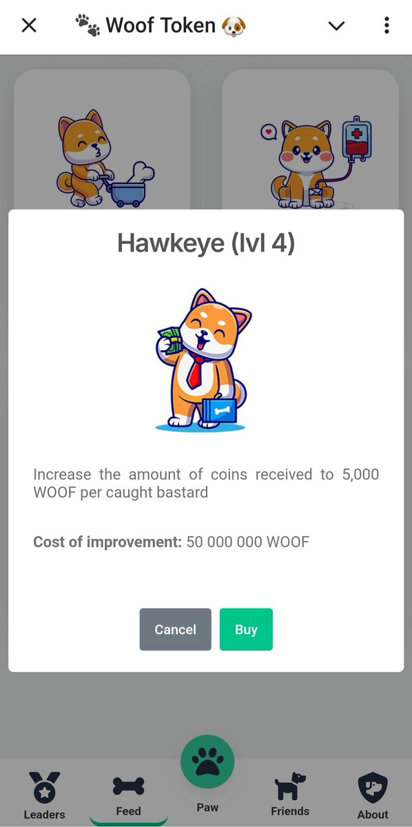 You can start to play and earn 🐾

t.me/woof_token_bot…

💸  Bonus for a friend 1,000,000 $WOOF coins as a first gift.

💥💥 Invite with your unique referral link and earn 2,000,000 WOOF + 5 tickets + 15% of their WOOF daily 🚀
#hamster #airdrop #taptoearn #Blum #MemeFi