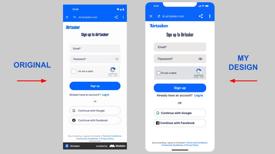 ibiyeh10's tweet photo. 💪Day 2: A Page From @Airtasker 

I designed the sign-up page from Airtasker for Day 2.
Need a skilled worker? Say No More! @Airtasker makes it super easy for users to find reliable experts for all their tasks.

With @Airtasker, finding help is just a tap away. 🙌📱 https://t.co/cxDTfySzP5