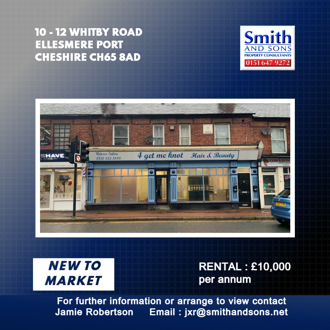 Ground Floor double fronted #Retail  unit  #ToLet in #EllesmerePort , #Cheshire