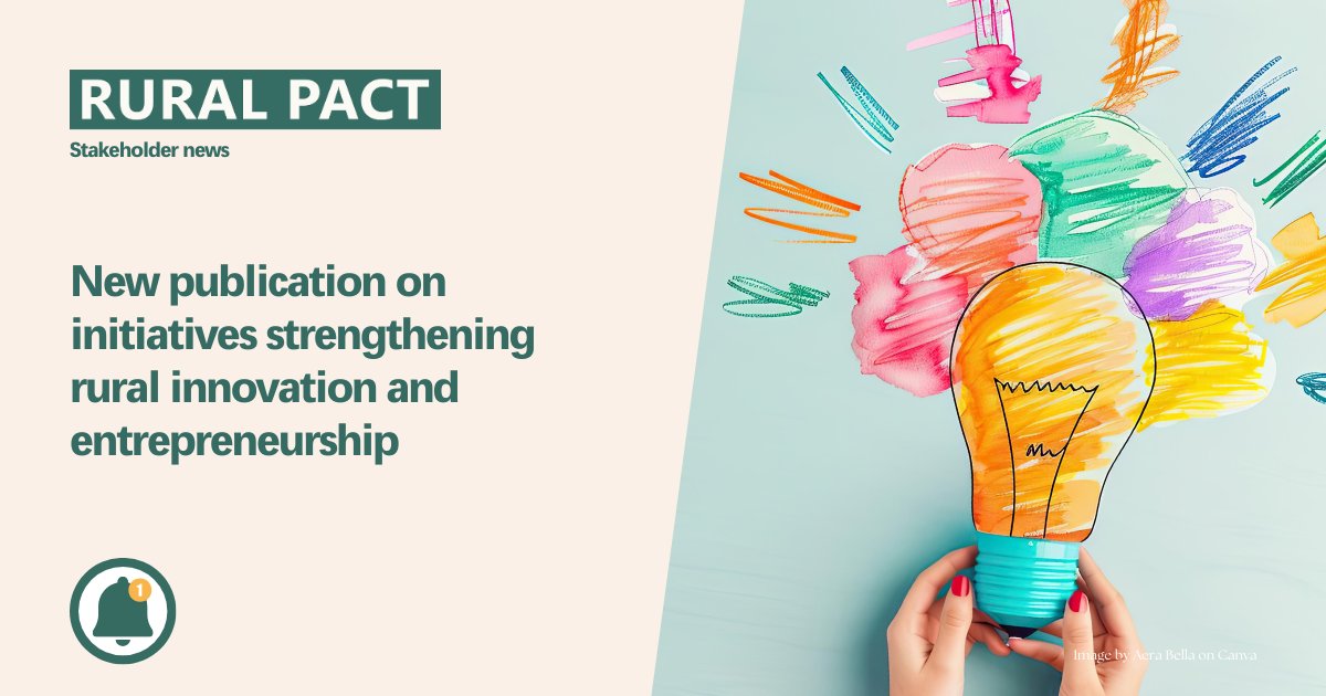 EU Rural Pact (@eururalpact) on Twitter photo The <a href="/EU_ScienceHub/">EU_ScienceHub</a>'s new publication explores initiatives to attract, develop, & retain human capital in rural areas: bit.ly/3PymS9b
Learn about the selected initiatives and their key success factors.
#RuralPact #RuralVisionEU The <a href="/EU_ScienceHub/">EU_ScienceHub</a>'s new publication explores initiatives to attract, develop, & retain human capital in rural areas: bit.ly/3PymS9b
Learn about the selected initiatives and their key success factors.
#RuralPact #RuralVisionEU