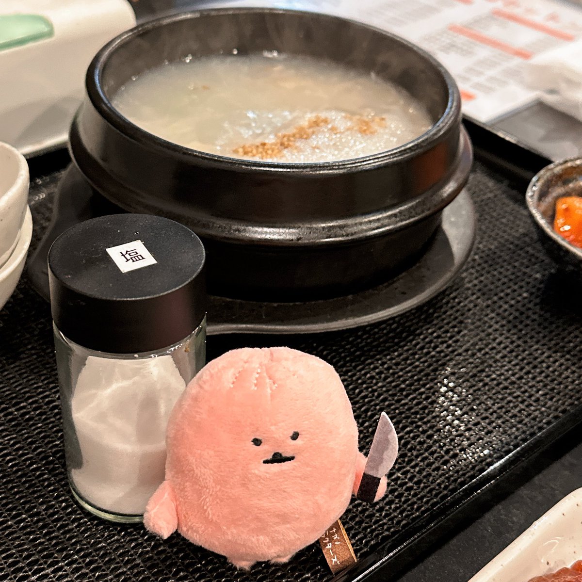 「参鶏湯めっちゃ体温まった」|なめたけ🍄のイラスト
